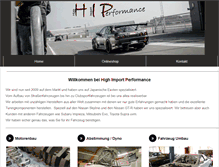 Tablet Screenshot of high-import-performance.de